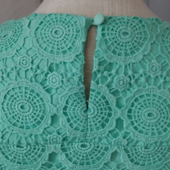 NWOT Crown and Ivy Retro/Mod Looking Lace Overlay. Size 2P - Picture 9 of 11